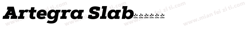 Artegra Slab字体转换
